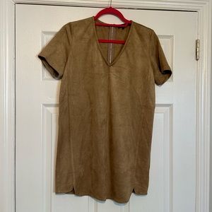 Suede Dress